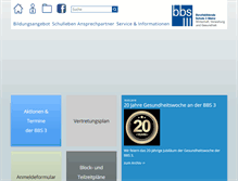 Tablet Screenshot of bbs3-mz.de